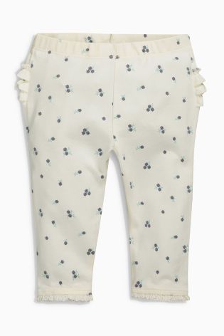 Ecru Leggings Two Pack (0mths-2yrs)